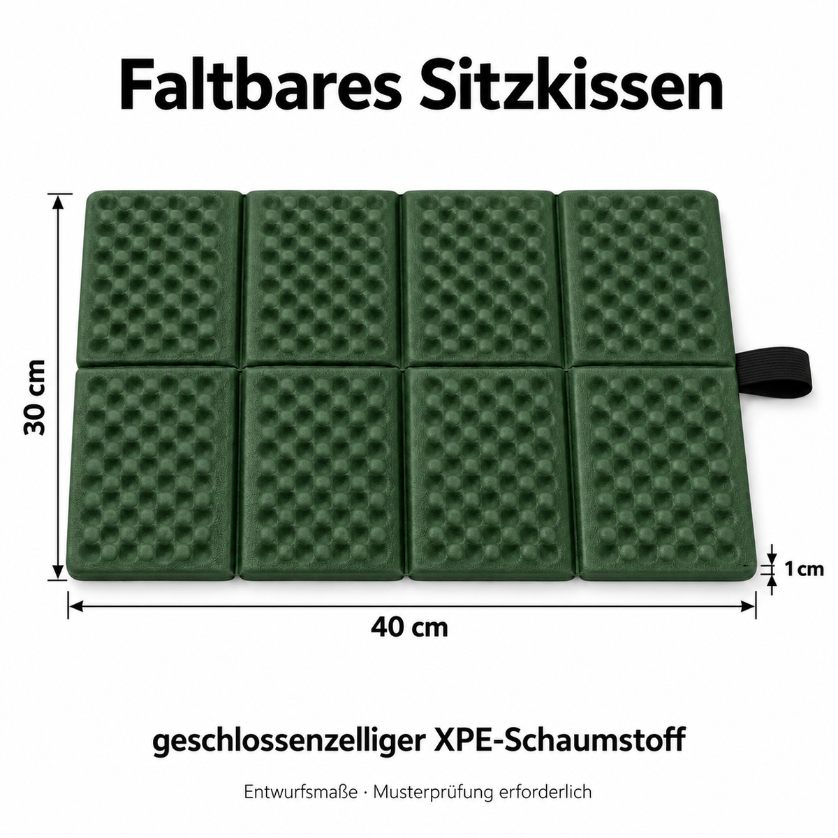 Faltbares Sitzkissen