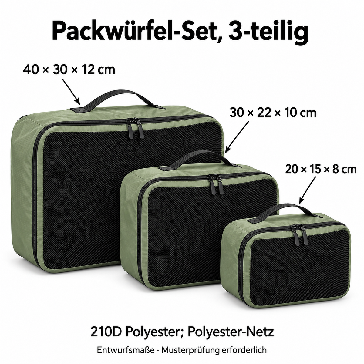Packwürfel-Set, 3-teilig